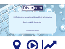 Tablet Screenshot of divercom.be